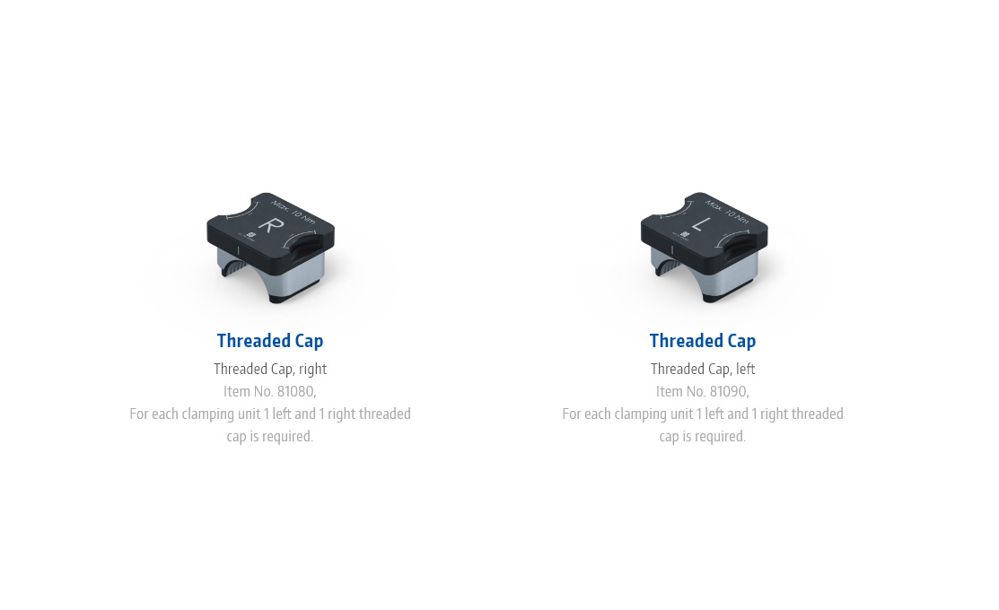 Threaded cap overview