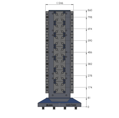 70850: Quick•Tower Quick•Point®  (Dessin technique )