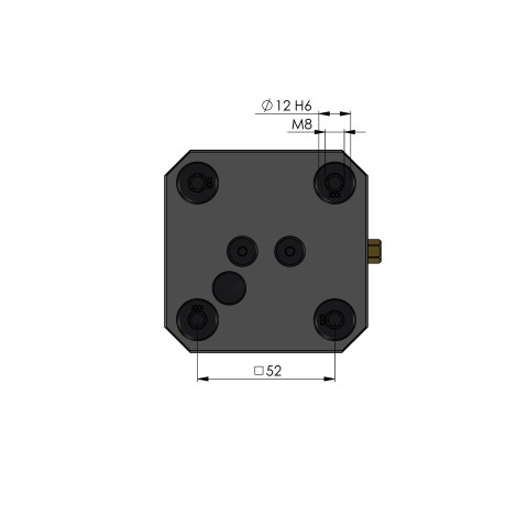 48065-46: 5-Axis Vise Makro•Grip® 46 (Technical drawing )