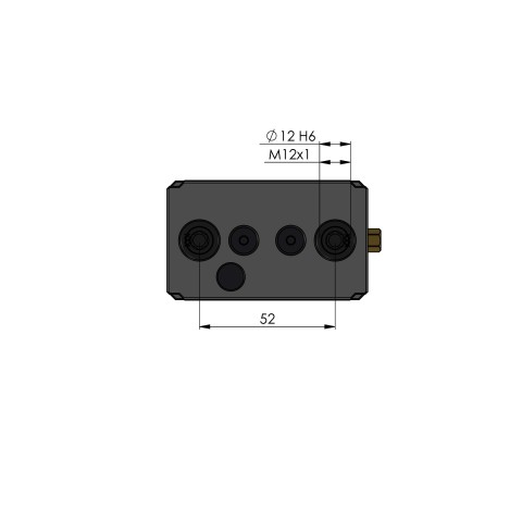 48040-46 FS: 5-Axis Vise Makro•Grip® micro 46 (Technical drawing )