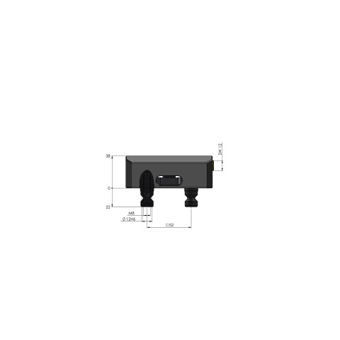 40085-46: Base Centering Vise 77 (Technical drawing )