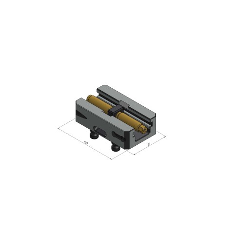 40120-77: Grundkörper Zentrierspanner 77 (Technische Zeichnung )