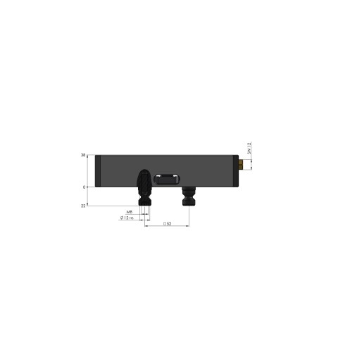 40160-77: Base Centering Vise 77 (Technical drawing )