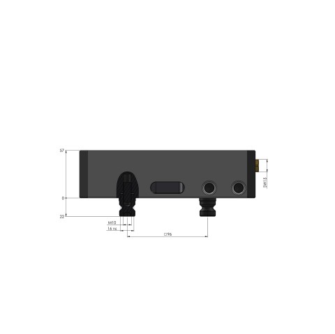 40205-125: Base Centering Vise 125 (Technical drawing )