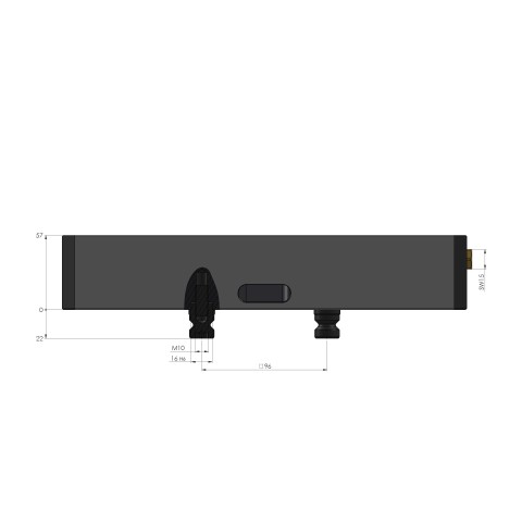 40305-125: Base Centering Vise 125 (Technical drawing )