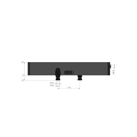 40355-125: Base Centering Vise 125 (Technical drawing )