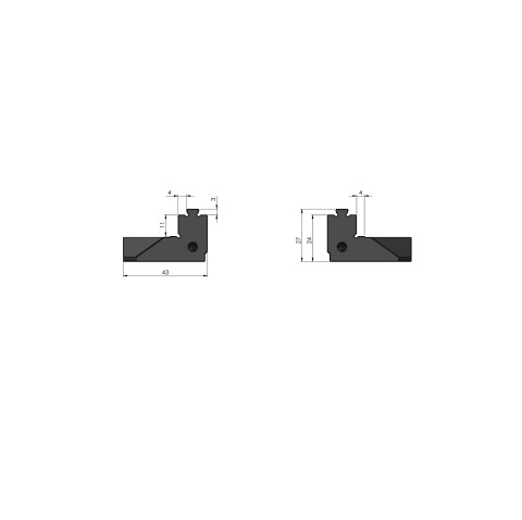 58077-7720 FS: Mordentes de fixação Makro•Grip® Aero 77 (Disegno tecnico )