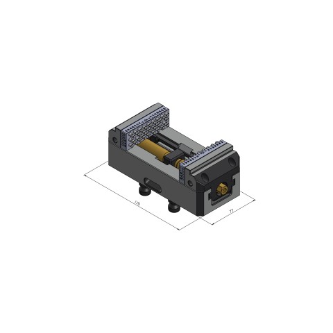 42097-77: Centering Vise Vario•Tec 77 (Technical drawing )