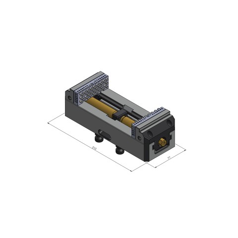 42137-77: Centering Vise Vario•Tec 77 (Technical drawing )