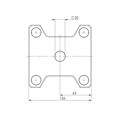 44962: Gauging Pallet Quick•Point® 96 (Technical drawing )