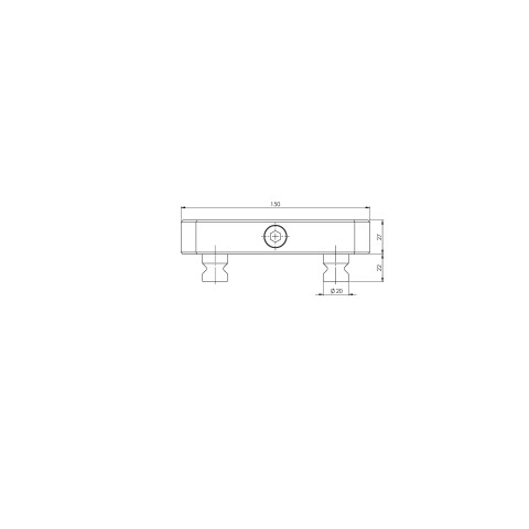 45160: Adaptor Plate Quick•Point®  (Technical drawing )