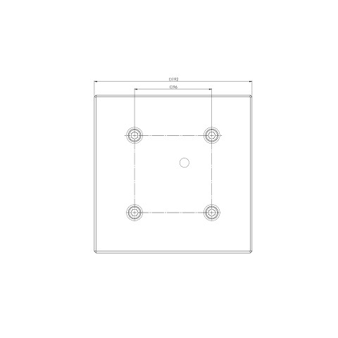 45577: Support Plate Quick•Point® 96 (Technical drawing )