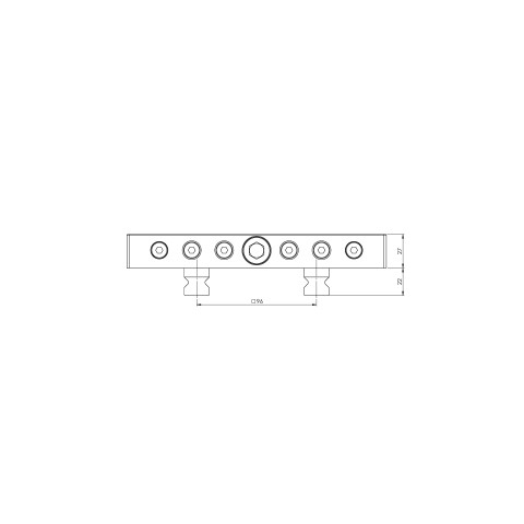 45640: Grid Plate Quick•Point® 52 (Technical drawing )