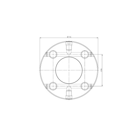 45803: Round Plate Quick•Point® 96 (Technical drawing )