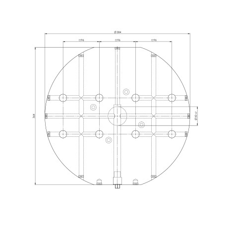 45962: Grid Plate Quick•Point® 96 (Technical drawing )