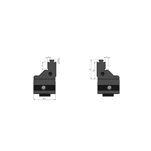 48085-4622: Spare Jaws Makro•Grip® 77 (Technical drawing )