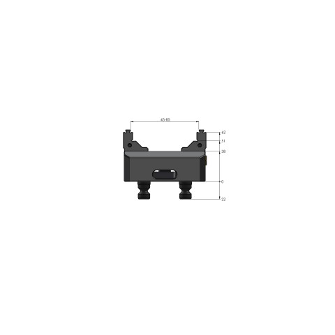 48085-46: 5-Axis Vise Makro•Grip® 77 (Technical drawing )