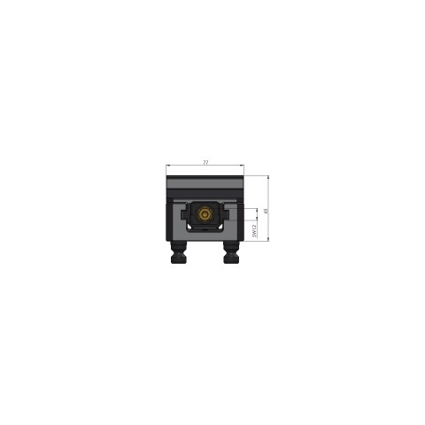 48085-77: 5-Axis Vise Makro•Grip® 77 (Technical drawing )