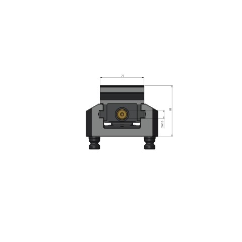 48155-77: 5-Axis Vise Makro•Grip® 125 (Technical drawing )