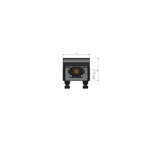 48160-77: 5-Axis Vise Makro•Grip® 77 (Technical drawing )