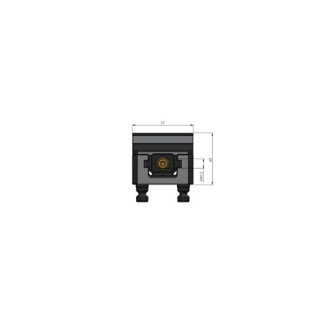 48200-77: 5-Axis Vise Makro•Grip® 77 (Technical drawing )