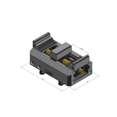 48205-TG7727: Center Jaw + Spindle Makro•Grip® 125 (Technical drawing )