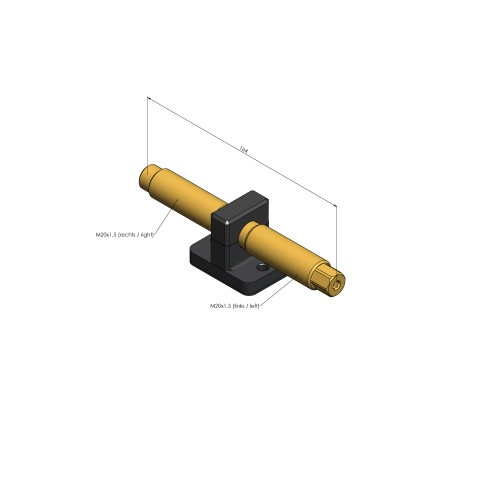 4825164: Spindle + Center Piece Makro•Grip® 125 (Technical drawing )