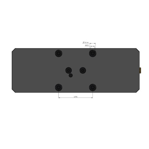 48355-125: 5-Axis Vise Makro•Grip® 125 (Technical drawing )