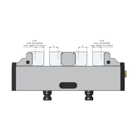 48409-125: Contour Jaws Makro•Grip® 125 (Technical drawing )