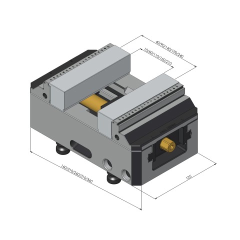 48409-125: Contour Jaws Makro•Grip® 125 (Technical drawing )