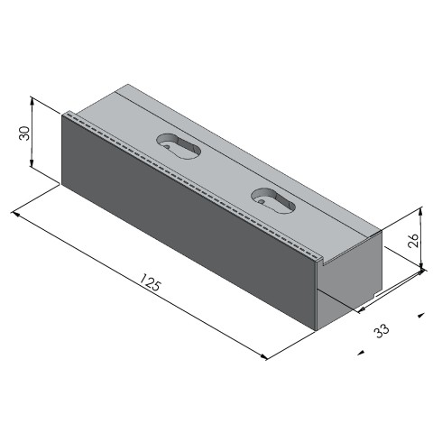 48409-125: Contour Jaws Makro•Grip® 125 (Technical drawing )