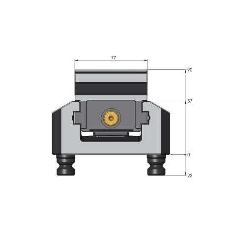 48409-77: Contour Jaws Makro•Grip® 77 (Technical drawing )