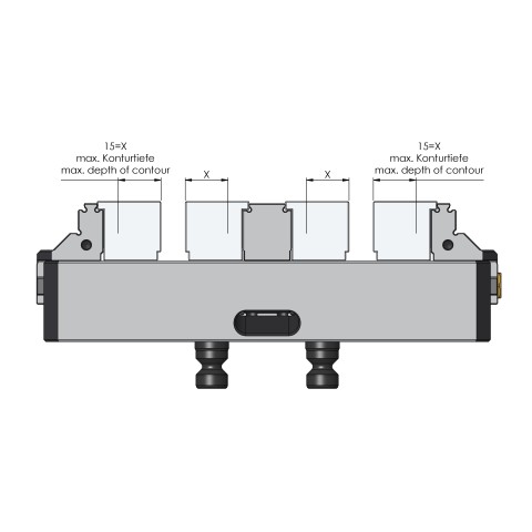 48409-77: Contour Jaws Makro•Grip® 77 (Technical drawing )