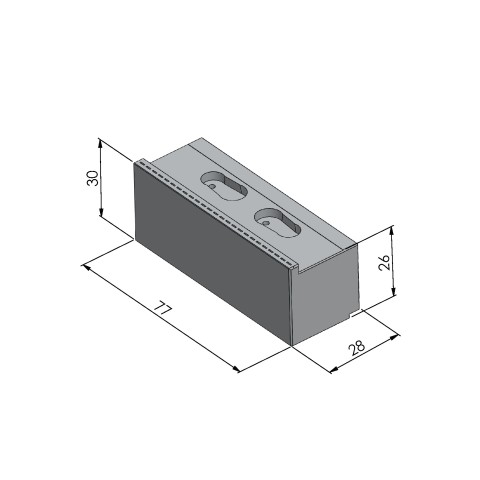 48409-77: Contour Jaws Makro•Grip® 77 (Technical drawing )