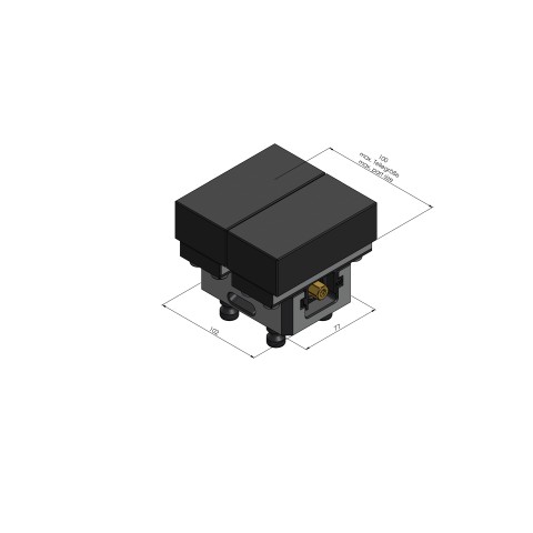 49010-77: Profile Clamping Vise Profilo 77 (Technical drawing )