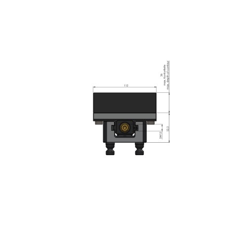 49120-77: Profile Clamping Vise Profilo 77 (Technical drawing )