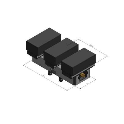 49120-TG77: Center Jaw + Spindle Profilo 77 (Technical drawing )