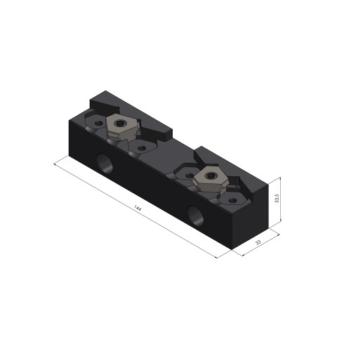 51111: Stamping Jaws Makro•4Grip  (Technical drawing )