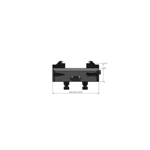 57708-20: Clamping Jaws Makro•4Grip 77 (Technical drawing )