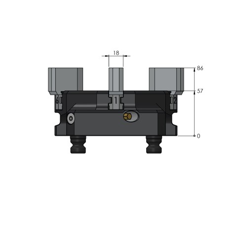 59616-72: Top Jaws Vasto•Clamp 96 (Technical drawing )