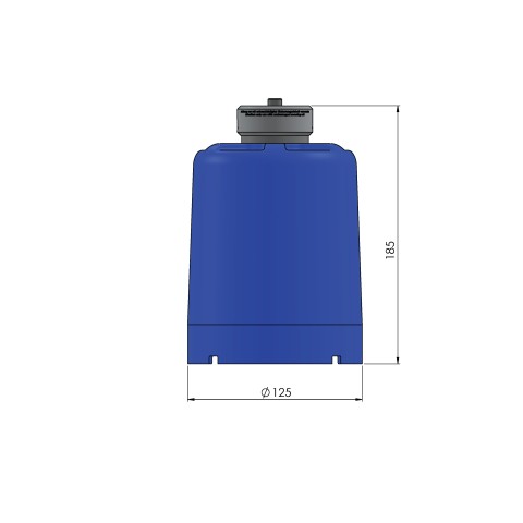 61125: Workholding Hood HAUBEX  (Technical drawing )