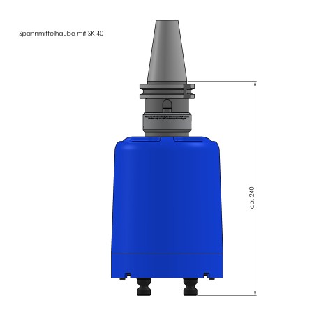 61125: Workholding Hood HAUBEX  (Technical drawing )