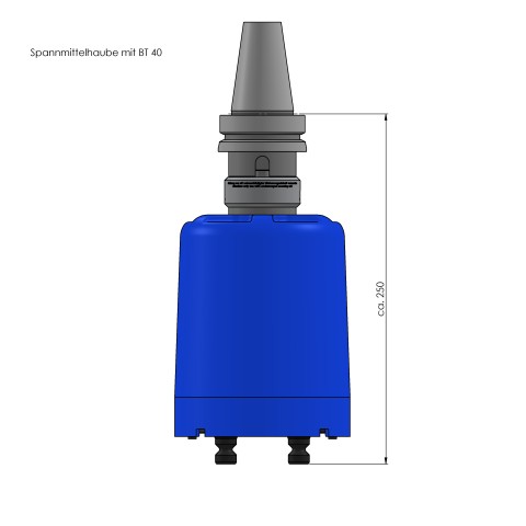 61125: Workholding Hood HAUBEX  (Technical drawing )