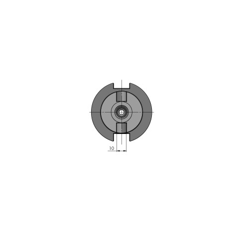 61500-CAT40: Tool Holder HAUBEX  (Technical drawing )