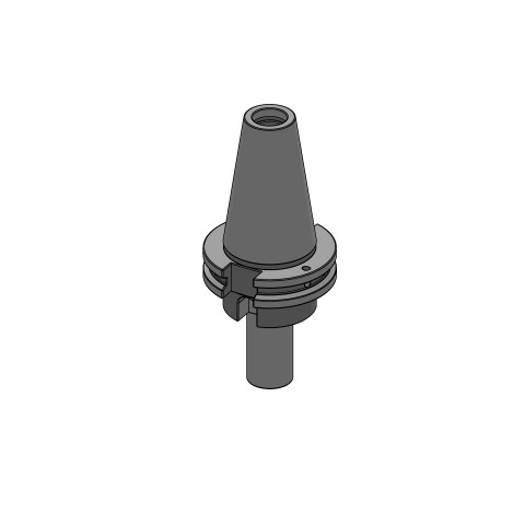 61500-CAT40: Tool Holder HAUBEX  (Technical drawing )