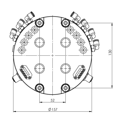 64266: Gripper Exchange Interface RoboTrex  (Technical drawing )