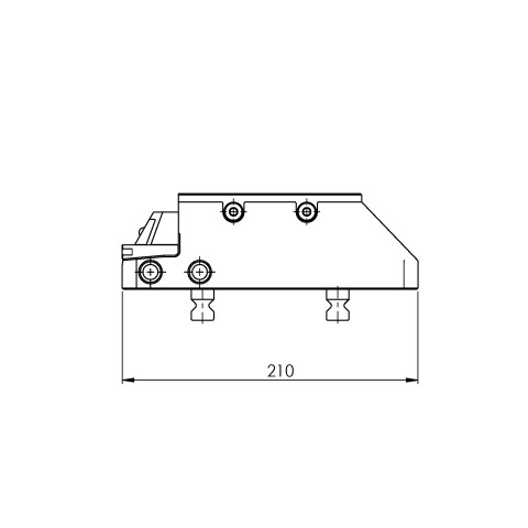 66600: Automation  Zero-Point Clamping System RoboTrex 52 (Technical drawing )