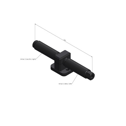 6877135: Spindle + Center Piece Makro•Grip® 77 (Technical drawing )