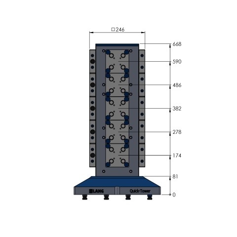 70650: Quick•Tower Quick•Point®  (Technical drawing )