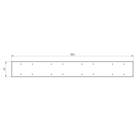 73380: Extension bar Quick•Point® Rail  (Technical drawing )